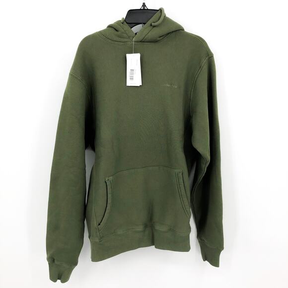 OUTDOOR VOICES Men's Nimbus Hoodie XS Tea Tree Green 100% Cotton Sweatshirt NWT - Picture 2 of 9